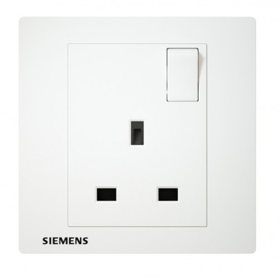 13A 1 GANG SP SWITCHED SOCKET WITH INDICATOR [SIEMENS] SIRIM