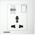 13A 1 GANG INTERNATIONAL SWITCHED SOCKET WITH SINGLE USB SOCKET [SIEMENS] SIRIM