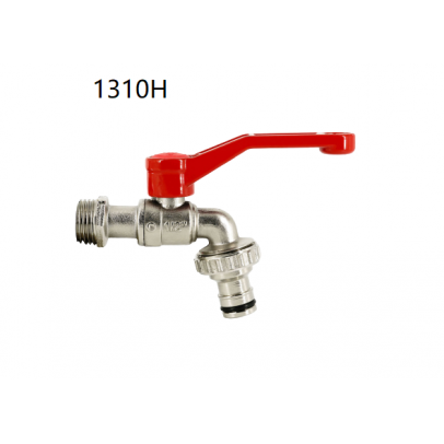 1/2" 1310H BRASS NOZZLE BALL VALVE TAP (16MM BALL)  [CITY]