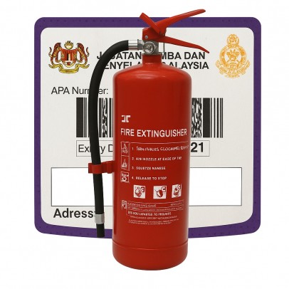 9KG ABC DRY POWDER FIRE EXTINGUISHER (BOMBA CERT) [SRI]