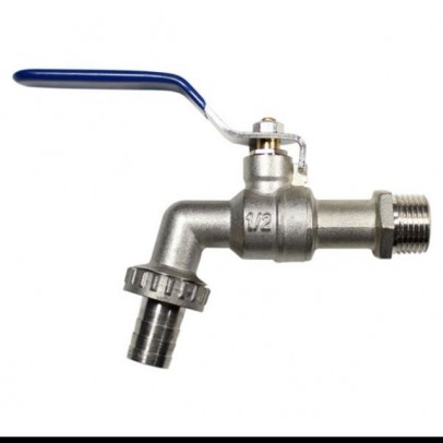 1/2" BRASS BIB COCK UNION TAP [BELLO]