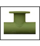 114.3MM X 2" MSCL OT PN16 TEE (PAINTED) [PAUTATT]