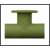 168.3MM X 2" MSCL OT PN16 TEE (PAINTED) [PAUTATT]