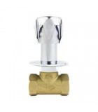1/2" BRASS CONCEALED STOP COCK (DIAMOND) [CITY]