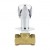 1/2" BRASS CONCEALED STOP COCK (DIAMOND) [CITY]