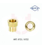 1/2" X 25MM [6721] BRASS ADAPTOR D-TYPE [CITY]