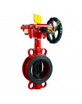 10" DUCTILE IRON FLANGE END BUTTERFLY VALVE C/W TAMPER SWITCH (UL/FM)