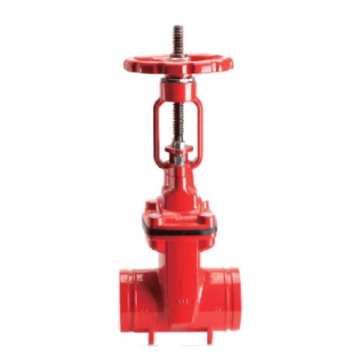 2 1/2" DUCTILE IRON GROOVED END RESILIENT SEATED OS&Y GATE VALVE (SIRIM) [CNG]