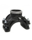 160MM X 3/4" HDPE CLAMP SADDLE [PENGUIN]