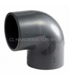 1" PVC SCH80 FITTINGS 90° ELBOW (ASTM D2467) [LD VALVE]