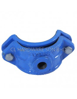 8" x 3/4" DUCTILE IRON TAPPING SADDLE (for PVC Pipes) [AVA]