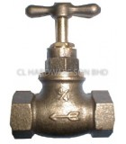 1/2" BRASS LIGHT DUTY STOP COCK (HALF CHROME) [CITY]