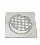 6" SS304 SQUARE DOUBLE GRATING [BELLO]