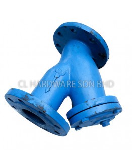 2 1/2" CAST IRON PN16 F/E Y-STRAINER [FKK]