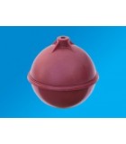 1" 1030 L/D PLASTIC BALL (RED) [TECHPLAS]