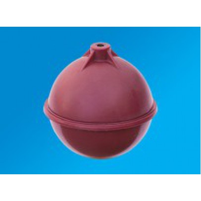 1" 1030 L/D  PLASTIC BALL (RED) [TECHPLAS]