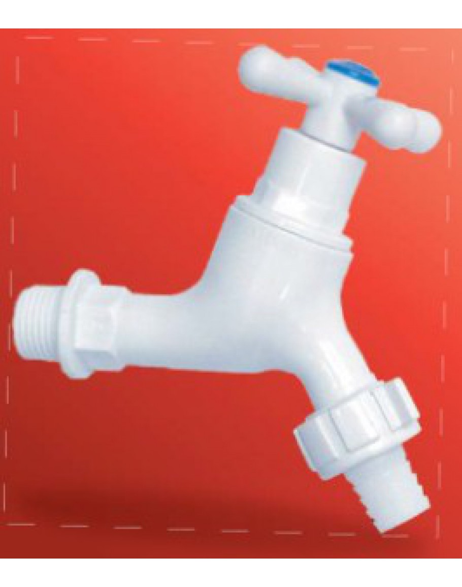 HBTX15 15mm XHANDLE HOSE BIB TAP (WHITE) [WATERTEC]