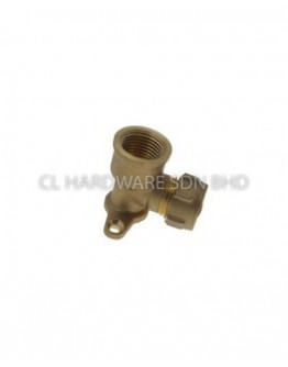 22MM COPPER WALL PLATE ELBOW [BELLO]