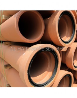 375mm X 2.00M VCP STRAIGHT PIPE C/W RING [JPC]