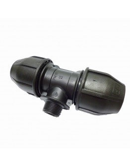 25MM x 1" HDPE MALE TEE [FISH]