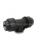 25MM X 1/2" HDPE FEMALE TEE [PENGUIN]