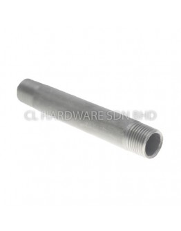 3/4" x 200MM STAINLESS STEEL 304 PIPE C/W METER CONNECTOR (THREADED)