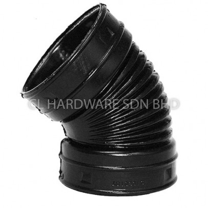 150MM X 45° HDPE SEWERAGE ELBOW [BBB]