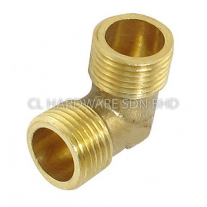 32MM X 1" P.A. BRASS MALE ELBOW