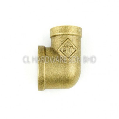 25MM P.A. BRASS ELBOW