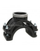 110MM X 1 1/2" HDPE CLAMP SADDLE [PENGUIN]