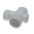 6" X 4" UPVC IO REDUCING TEE (MS1063) [BBB]