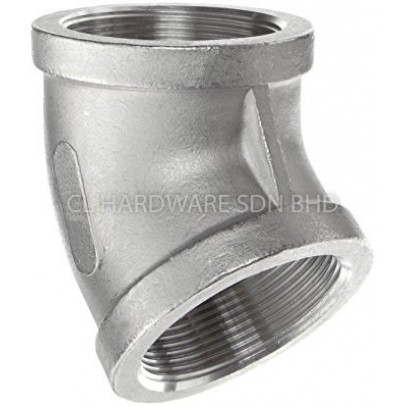 2 1/2" X 45° SS304 ELBOW (NON SIRIM) [FKK]