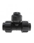 110MM X 90MM HDPE REDUCING TEE [PENGUIN]
