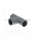 2 1/2" X 1 1/2" PVC D REDUCING TEE (BS4346) [BBB]