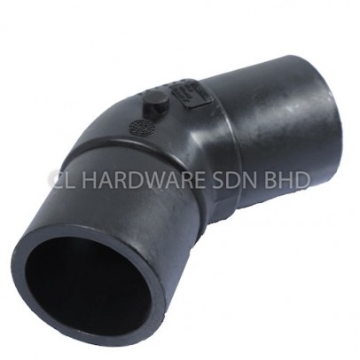 180MM X 45° HDPE BUTTFUSION ELBOW [POLYWARE]