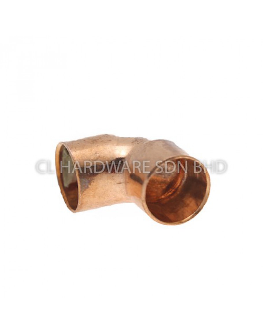 thumbnail image 2 of 1.5 X 1 Inch Reducing 90° Elbow Copper Pipe Fitting – C X C, New 2 of 5