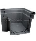 F300 4" MITRE JOINT OUT OUTLET (GREY)