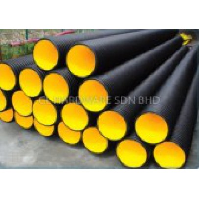 150MM X 6M HDPE DOUBLE WALL SEWERAGE PIPE [BBB]
