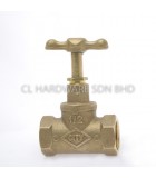 1/2" BRASS LIGHT DUTY STOP COCK [CITY]