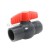 1" PVC HANDLE BALL VALVE (SOCKET END) [LD VALVE]