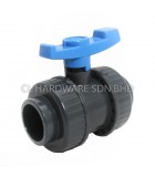 2" PVC DOUBLE UNION BALL VALVE (SOCKET END) [LD VALVE]