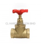 1 1/4" BRASS HEAVY DUTY STOP COCK [CITY]