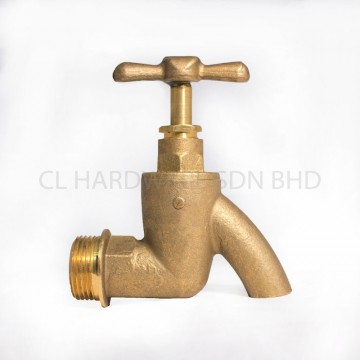 1/2" BRASS HEAVY DUTY BIB TAP [CITY]