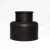 72MM 1005A BIG RUBBER CONE (BLACK) [TECHPLAS]