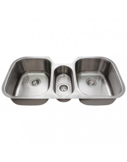 AP1050A 40" X 20" S/STEEL SINK C/W 2 AND HALF BOWL