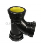 51MM X 38MM PP CHEMICAL SWEEP TEE (PP250-021) [SPA]