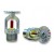 1/2" 68℃ CHROME PENDENT SPRINKLER HEAD (UL)