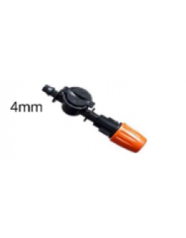 4MM RED MIST SPRINKLER WITH ANTI DRIP CONTROL VALVE [WINDMILL]